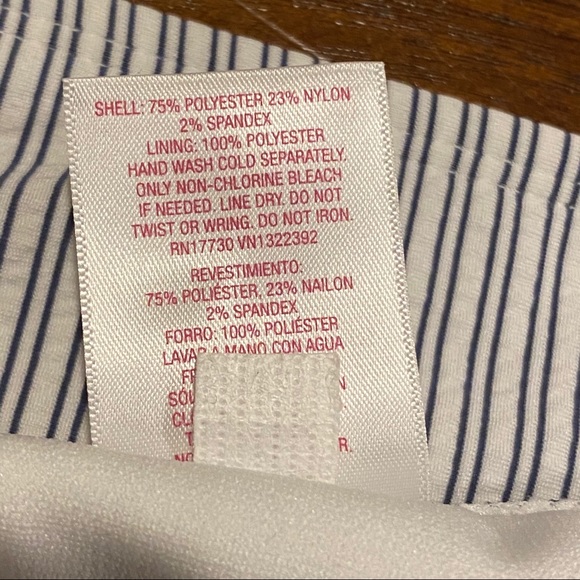 🌞Seersucker Loop Side Hipster Bottom Striped - Picture 8 of 8